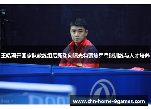 王皓离开国家队教练组后新动向曝光将聚焦乒乓球训练与人才培养